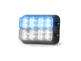 LEDX Blau/Wei  - Doppelte Kalenderlampe im schwarz