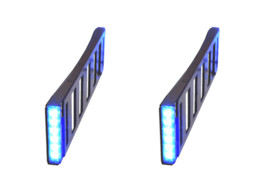 Kennzeichen LED-Warnsystem Blau   Montage
