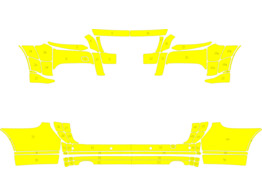 Arisco Bumpers Volvo V70 2008-2016 Avery Prismatic Yellow