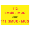 Lettering  112 SMUR - MUG   hood and rear doors 