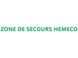 Opschrift Dienstnaam  ZONE DE SECOURS HEMECO  groen