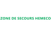 Opschrift Dienstnaam  ZONE DE SECOURS HEMECO  groen