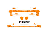 Arisco Bumpers VW Transporter T6 2016 2021 Avery Prismatic Fluo Orange NPS Tailgate