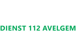 Magnetische Beschriftung Dienstname  DIENST 112 AVELGEM 