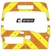 Striping Renault Master 2009 H2 - Chevrons Orange / Gelb 20cm