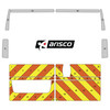 Striping Citroen Jumper/Peugeot Boxer H2 2006- Half Chevrons  under windows  Orange/Yellow/White 10