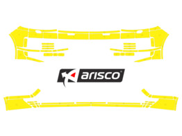 Arisco Pare-chocs VW Transporter T6 2016 2021 Avery Prismatic T7513 Fluo Jaune avec lave-phares et s