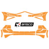 Arisco Pare-chocs VW Golf Sportsvan 2017-2020 Avery Prismatic T7514 Orange