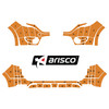 Arisco Sto stangen Dacia Dokker 2013- Avery Prismatic T7514 Orange ohne Parksensoren