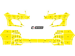 Arisco Bumpers Peugeot 308 SW GT Line 2014-2021 Avery Prismatic T7513 Yellow FPS   RPS