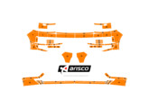 Arisco Pare-chocs VW Transporter T6 2016 2021 Avery Prismatic Fluo Orange NPS Hayon