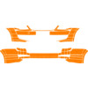 Arisco Bumpers Skoda Octavia Combi 2017-2020 Avery Prismatic Fluo Orange front NPS   rear NPS