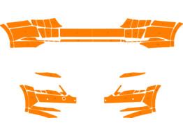 Arisco Pare-chocs Skoda Superb Hatchback 2015- Avery Prismatic Orange FPS   RPS