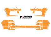 Arisco Pare-chocs Peugeot 308 SW 2014-2021 Avery Prismatic T7514 Orange   RPS