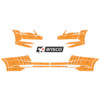 Arisco Pare-chocs  koda Superb Combi 2015- Avery Prismatic T7514 Orange FPS