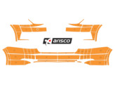 Arisco Sto stangen Skoda Octavia Hatchback 2017-2020 Avery Prismatic T7514 Orange NPS