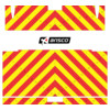 Striping Renault Master H1 Citybox - Chevrons T7500 Rood/Geel 10 cm - ZdS Hainaut-Centre