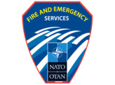 Full color logo  Vinyl    laminaat 40cm NATO/OTAN Fire and Emergency Services