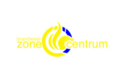 Logo 2 colors - vinyl BW Zone Centrum 49 4x19 cm  Blue/Yellow 