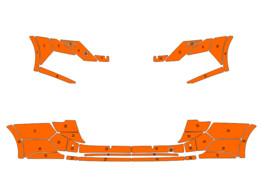 Arisco Pare-chocs Skoda Octavia Combi 2020- Orange