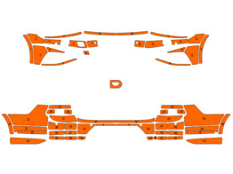 Arisco Bumpers VW Passat Berline 2014- Orange  FPS   RPS 