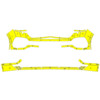 Arisco Bumpers VW Transporter T6.1 2019 2021 Yellow Tailgate  FPS   RPS   buttonblast
