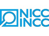 Logo 1 kleur - NICC-INCC 38x13 8cm  Lichtblauw 