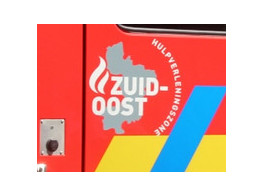 Logo 2 colors - vinyl HVZ Zuid-Oost 40cm  Grey/White 