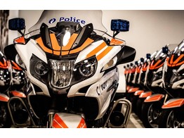 Politie Kit Extra zichtbaarheid BMW R1250 Fluo Oranje klasse 3