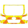 Striping Audi A6 Avant Allroad 2011-2018 SMUR Chevrons Orange/Jaune 1-CFN-301