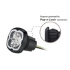 6LED R65 Class II Button Blast Amber