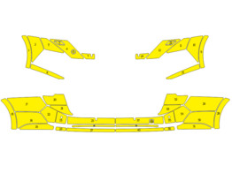 Arisco Pare-chocs Skoda Octavia Combi 2020- Jaune