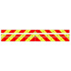 Striping MAN TGE/Volkswagen Crafter 2018- Pickup- Chevrons Red/Yellow 10cm - Tailgate 3180 4X4 SB