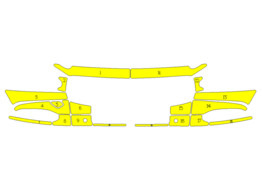Arisco Front Bumpers Volvo V90 2021- T11513 Yellow FPS