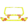 Striping Volvo XC70 2008-2016 Chevrons Orange/Jaune 15 cm NIVELLES