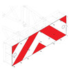 Impactframe TMA SS90 30 cm Red/White Class III