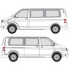 Contour VW Transporter T5 Avery Prismatic White POLICE