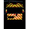 Striping Citroen Jumper/Fiat Ducato/Peugeot Boxer H2 2006- Chevrons T7500 Red/Yellow 10 cm - 2 rear