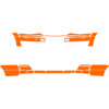 Arisco Bumpers Skoda Octavia Combi 2013-2017 Avery Prismatic Fluo Oranje voorkant NPS   achterkant NPS