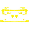 Arisco Bumpers VW Transporter T6 2016 2021 Avery Prismatic Fluo Yellow with trunk lid front PS   rea