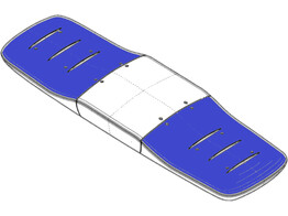 Blue Upper Outboard lens for Solex 47 