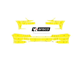 Arisco Pare-chocs Skoda Octavia Hatchback 2017-2020 Avery Prismatic Fluo Jaune devant PS   arriere N