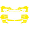 Arisco Bumpers Opel Zafira 2011-2019 Avery Prismatic T7513 Yellow FPS   RPS