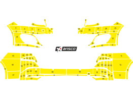 Arisco Pare-chocs Peugeot 308 SW GT Line 2014-2021 Avery Prismatic T7513 Jaune FPS   RPS