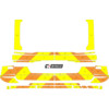 Striping Volvo XC60 2017- Chevrons T11500 Fluo Orange/Jaune 15 cm Classe III - BAT MED