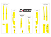 Striping Mercedes Vito 2016 A2 Bespoke panels for doors inside Yellow