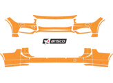 Arisco Sto stangen Volvo V90 2016- Avery Prismatic Orange RPS mit Scheinwerferwaschanlage