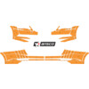 Arisco Bumpers  koda Superb Combi 2015- Avery Prismatic T7514 Orange