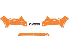 Arisco Bumpers Opel Crossland 2017- Avery Prismatic Orange FPS