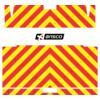 Striping Renault Master H1 Citybox - Chevrons T7500 Red/Yellow 10 cm - ZdS Hainaut-Centre